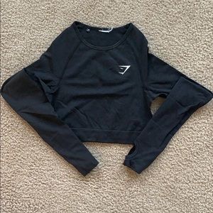 Gym Shark Crop long sleeve top